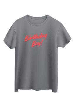 Grey Cotton Printed Oversized T-Shirt For Men & Women 2