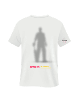 White Cotton Printed Oversized T-Shirt For Men & Women 2