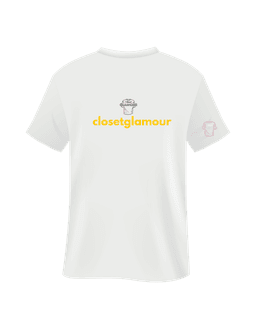 White Cotton Printed Regular T-Shirt For Men & Women 2
