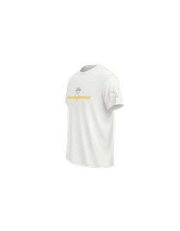 White Cotton Printed Regular T-Shirt For Men & Women 3