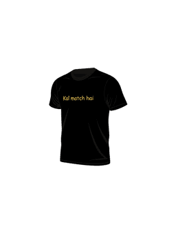 Black Cotton Printed Regular T-Shirt For Men & Women 3