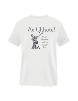 White Cotton Printed Regular T-Shirt For Men & Women 2
