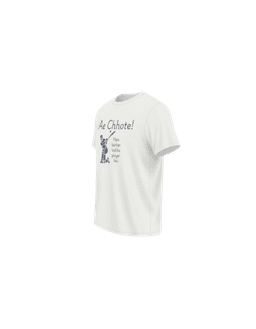White Cotton Printed Regular T-Shirt For Men & Women 3