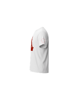 White Cotton Printed Regular T-Shirt For Men & Women 3