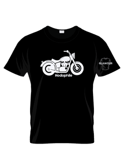 Black Cotton Printed Regular T-Shirt For Men & Women 2
