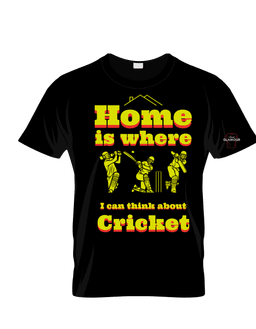 Black Cotton Printed Regular T-Shirt For Men & Women 2