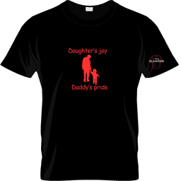 Black Cotton Printed Regular T-Shirt For Men & Women 2