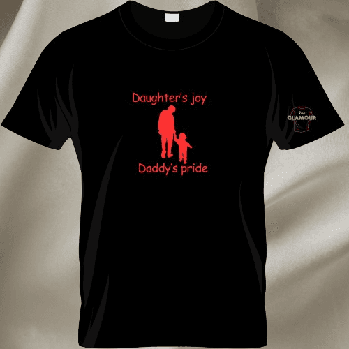 Black Cotton Printed Regular T-Shirt For Men & Women
