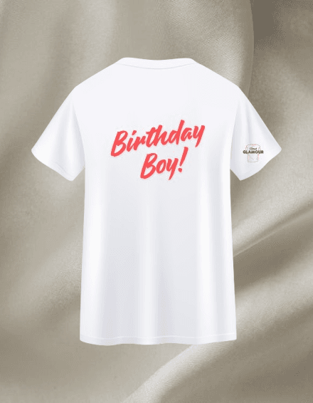 White Cotton Printed Regular T-Shirt For Men & Women