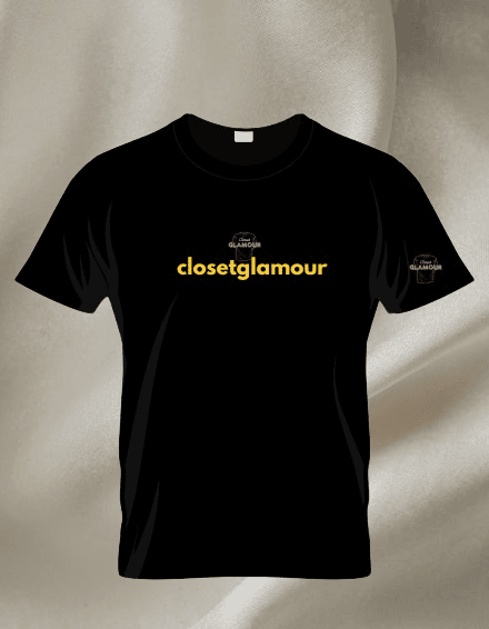 Black Cotton Printed Regular T-Shirt For Men & Women