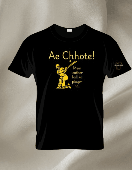 Black Cotton Printed Regular T-Shirt For Men & Women