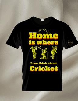 Black Cotton Printed Regular T-Shirt For Men & Women 1