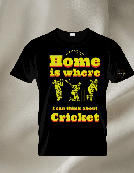 Black Cotton Printed Regular T-Shirt For Men & Women