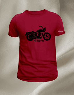 Maroon Cotton Printed Oversized T-Shirt For Men & Women 1