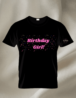 Black Cotton Printed Regular T-Shirt For Men & Women 1