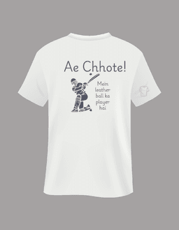 White Cotton Printed Regular T-Shirt For Men & Women 1