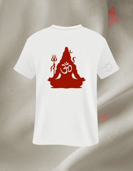 White Cotton Printed Regular T-Shirt For Men & Women