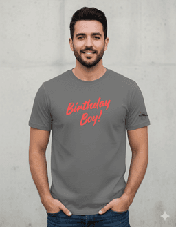 Grey Cotton Printed Oversized T-Shirt For Men & Women 1