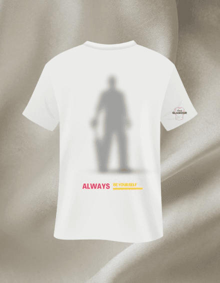 White Cotton Printed Oversized T-Shirt For Men & Women
