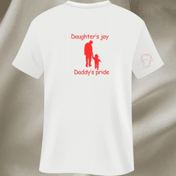 White Cotton Printed Regular T-Shirt For Men & Women 1